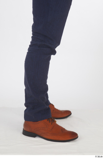 Neeo blue trousers brown oxford shoes calf dressed 0007.jpg